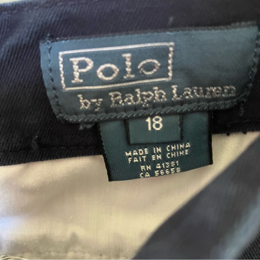 Polo Ralph Lauren Boys Shorts Size 18 Navy - Picture 2 of 3